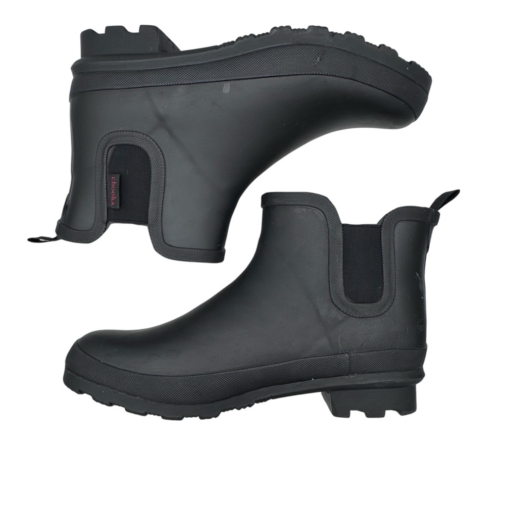 Chooka Women’s Chelsea Rain Boots with Warm Plush Lining Size 10